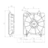 TYC Engine Cooling Fan Assembly for ILX, Civic 601350