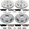 KOE1870 Autospecialty Front and Rear Replacement Brake Kit-Oe Brake Rotors & Ceramic Brake Pads