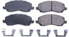 17-866, Z17 Front Ceramic Brake Pads with Hardware