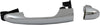 Exterior Door Handle Compatible with 2014-2016 Fiat 500L Front or Rear, Passenger Side