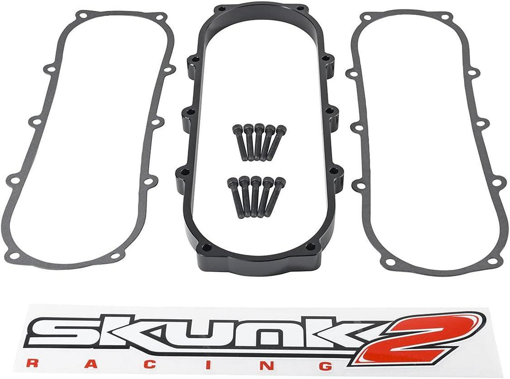 Racing 907-05-9101 Ultra B/K-Series Black Street Intake Manifold Spacer (+.5 Liter)