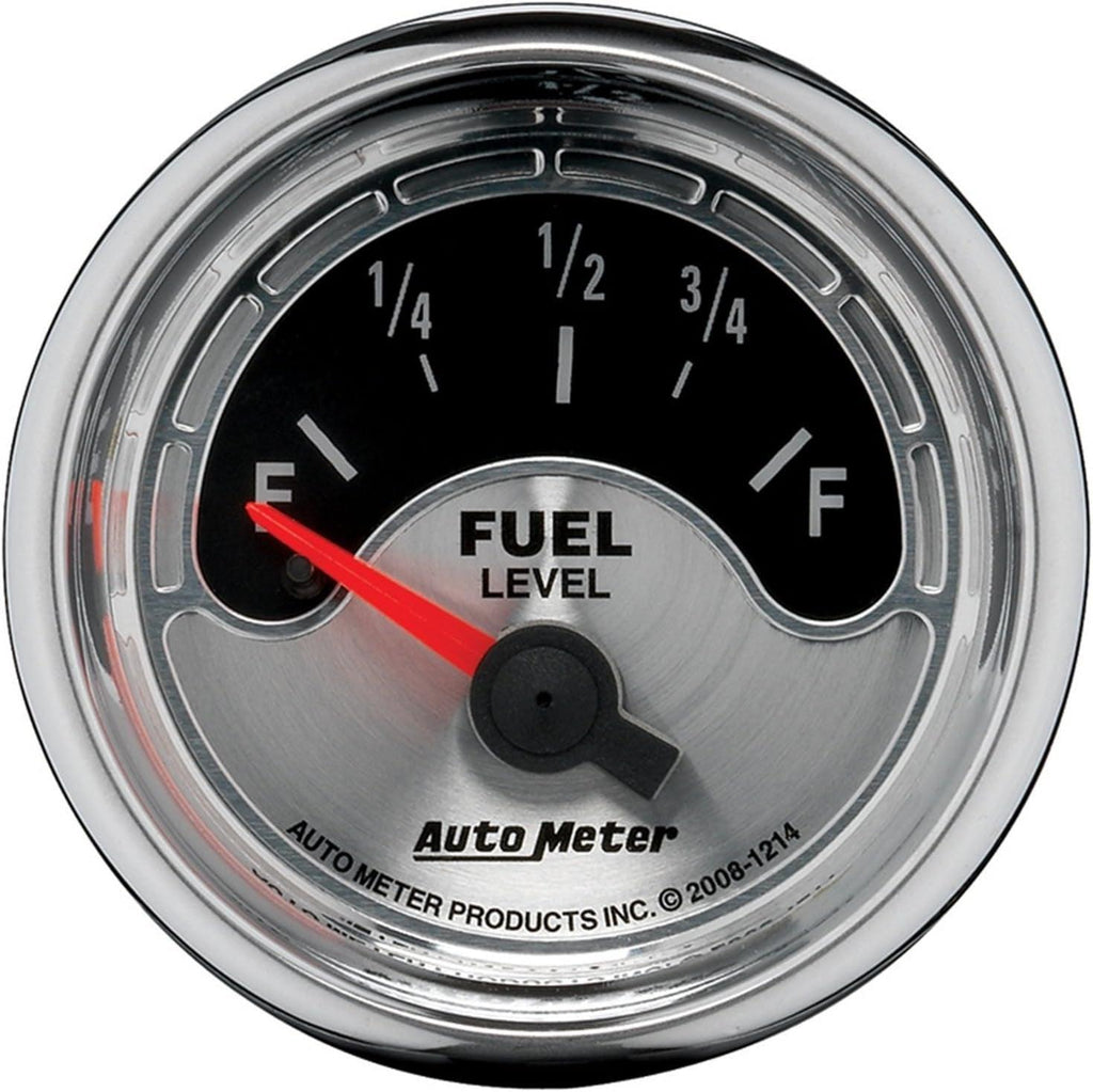 1214 American Muscle 2-1/16" Short Sweep Electric Fuel Level Gauge for GM