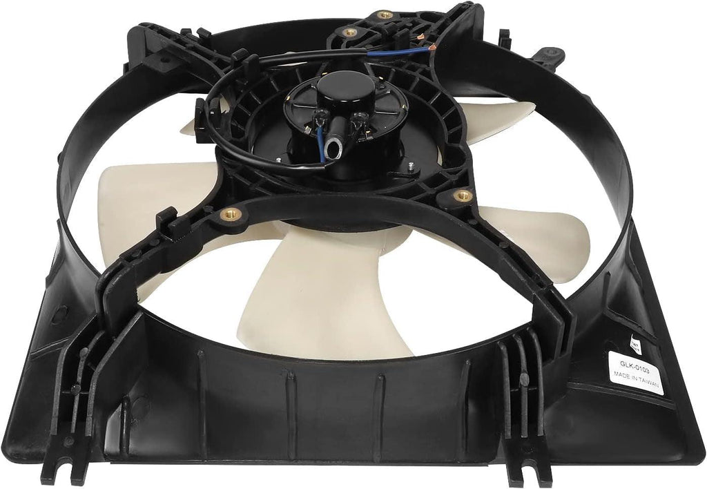 OEM-RF-0823 Factory Style Radiator Fan Assembly Compatible with 99-00 Mitsubishi Galant 2.4L W/Fan Control Module