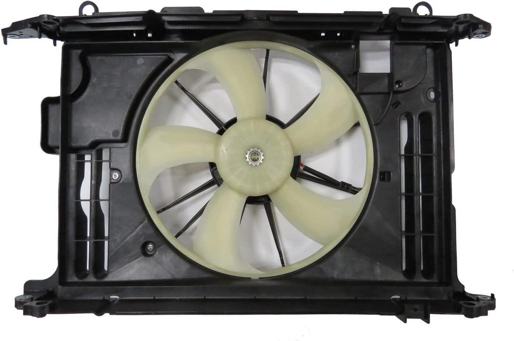 623160 Compatible with TOYOTA Corolla Replacement Cooling Fan Assembly , Black