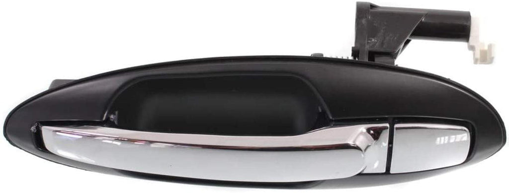 for Kia Optima Exterior Door Handle Rear, Driver Side Black Bezel with Chrome Lever (2001-2006) | Trim:All Submodels | KI1520111 | 836503C021
