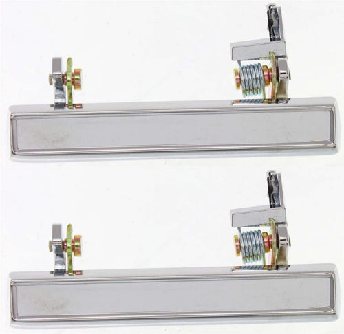 Front and Rear, Driver Side Exterior Door Handle Set of 2 Compatible with 1978-1987 Pontiac Grand Prix, 1978-1980 Grand Am, Fits 1977-1979 Chevrolet Impala & 1978-1983 Malibu - GM1310112