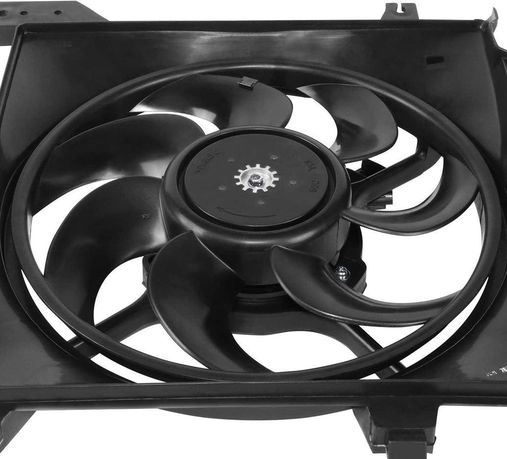 Factory Style Radiator Fan Assembly Compatible with 2003-2008 Tiburon 2.7L,OEM-RF-1141