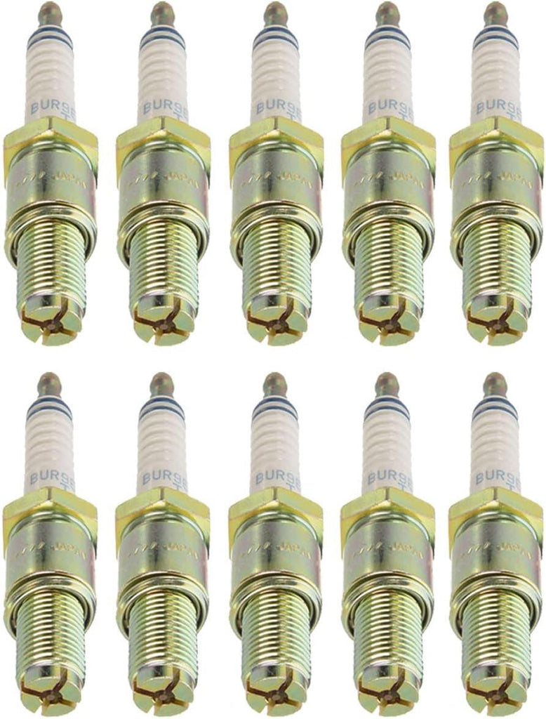 NGK Laser Platinum Set of 10 Spark Plugs 5255 BUR9EQP for Mazda RX-7 84-95 1.3L
