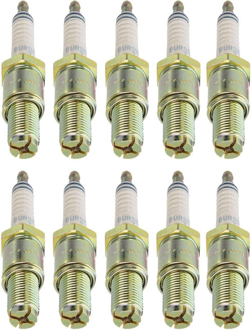 NGK Laser Platinum Set of 10 Spark Plugs 5255 BUR9EQP for Mazda RX-7 84-95 1.3L