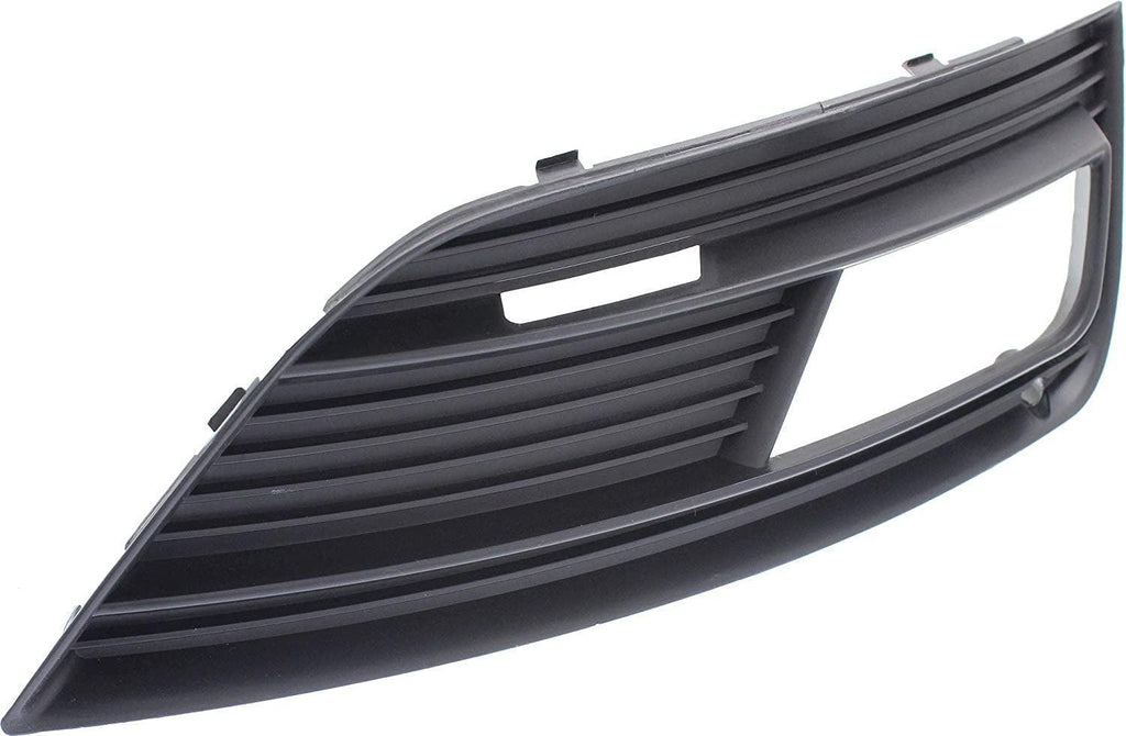 Front, Passenger Side Fog Light Trim Compatible with 2013-2016 Audi A4 and A4 Quattro Textured