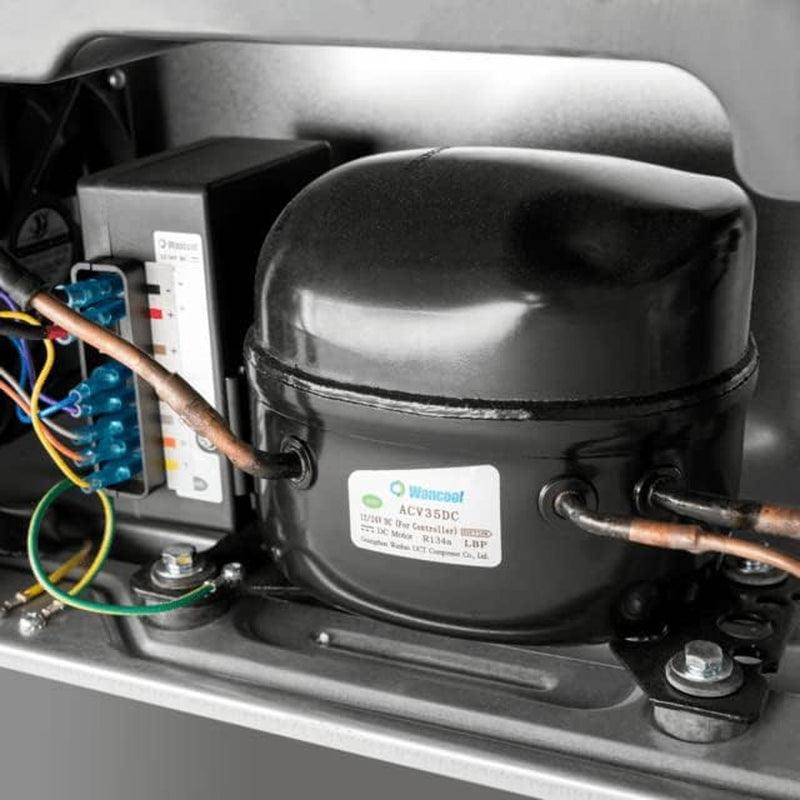DMC4101 10 Cu. Ft, 12V DC Right Hinge Compressor Refrigerator