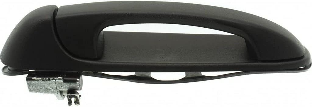 Compatible with Dodge Ram 1500 Exterior Door Handle 2002-2008 Driver Side Rear, Textured Black | Trim: All Submodels | CH1520109 | 55275685AB