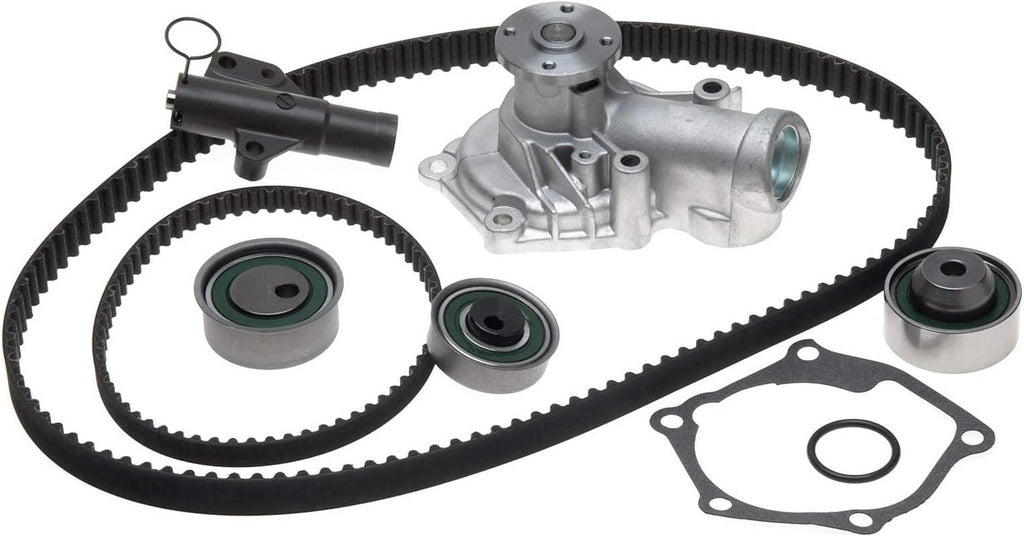 Professional TCKWP340 Timing Belt Kit with Water Pump, Idler Pulley, 2 Belts, and 2 Tensioners