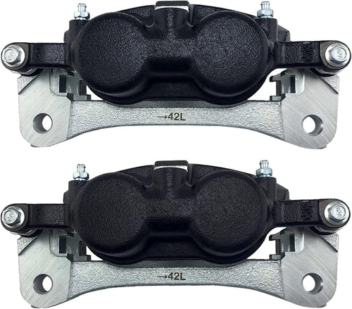 Gold 18FR12277KSD Rear Brake Caliper Set with Clips and Washers (Performance Friction Ready Coated)