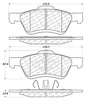 Centric Front Disc Brake Pad for Escape, Mariner, Tribute (103.10471)