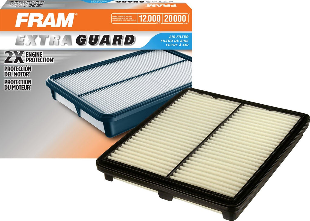 Extra Guard Rigid Rectangular Panel Engine Air Filter Replacement, Easy Install W/Advanced Engine Protection and Optimal Performance, CA8731