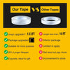 Double Sided Tape Fpr Wall Strong Picturing Hanging Strips Two Sided Tape Nano Adhesive Mounting Tape Transparent Double Stick Wall Tape Poster Carpet Tape, 0.59In X 160 in X 3 Packs