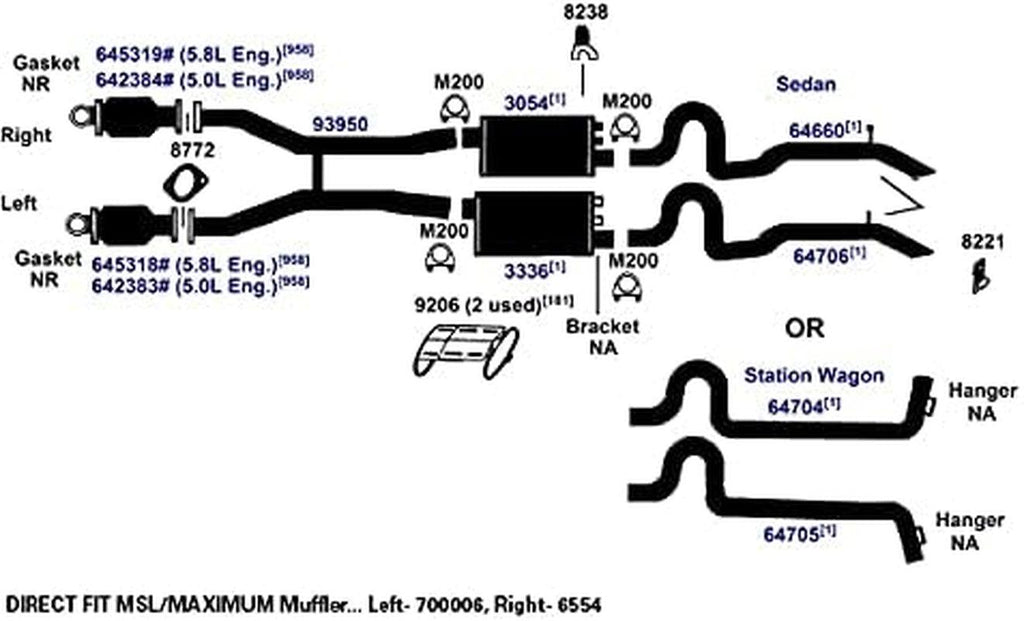 93950 Exhaust Pipe