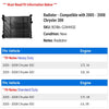 Radiator - Compatible with 2005 - 2008 Chrysler 300 2006 2007