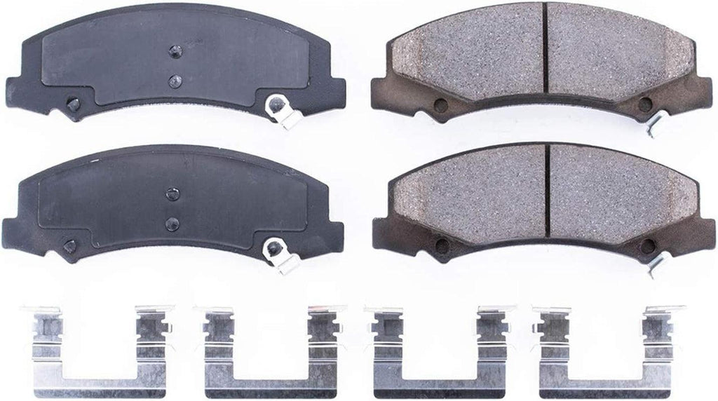 17-1159, Z17 Front Ceramic Brake Pads with Hardware