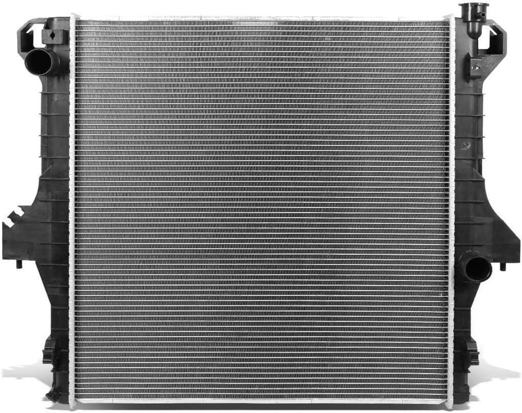 OEM-RA-2711 OE Style Aluminum Cooling Radiator Compatible with 03-09 Dodge Ram 2500 3500 5.9 6.7, 27" W X 29-7/16" H X 1-9/16" D, 2" Inlet / 2"Outlet