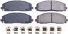17-1589, Z17 Front Ceramic Brake Pads with Hardware