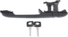 Compatible with Dodge Sprinter 3500 Exterior Door Handle 2003-2006 Driver or Passenger Side | Single Piece | Rear | Textured Black | with Key Hole | Trim: Base | CH1520119 | 5104415AA