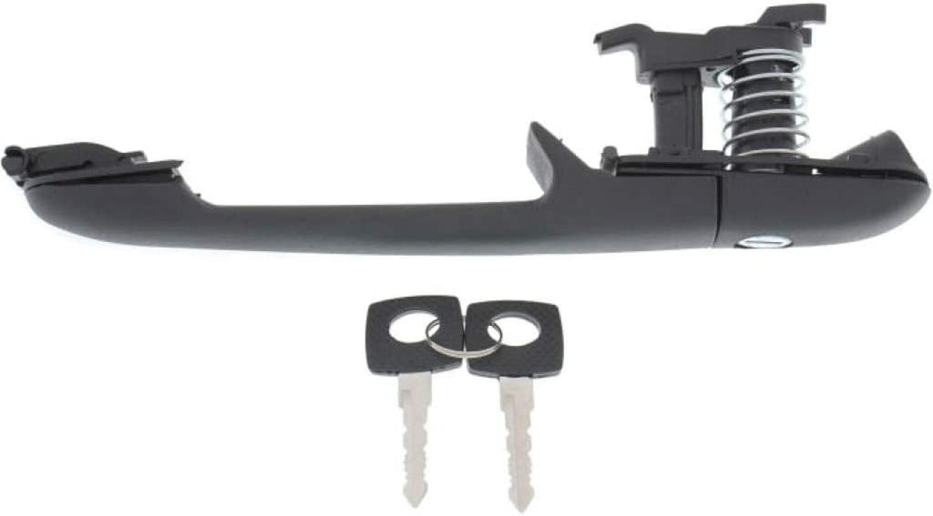 Compatible with Dodge Sprinter 3500 Exterior Door Handle 2003-2006 Driver or Passenger Side | Single Piece | Rear | Textured Black | with Key Hole | Trim: Base | CH1520119 | 5104415AA