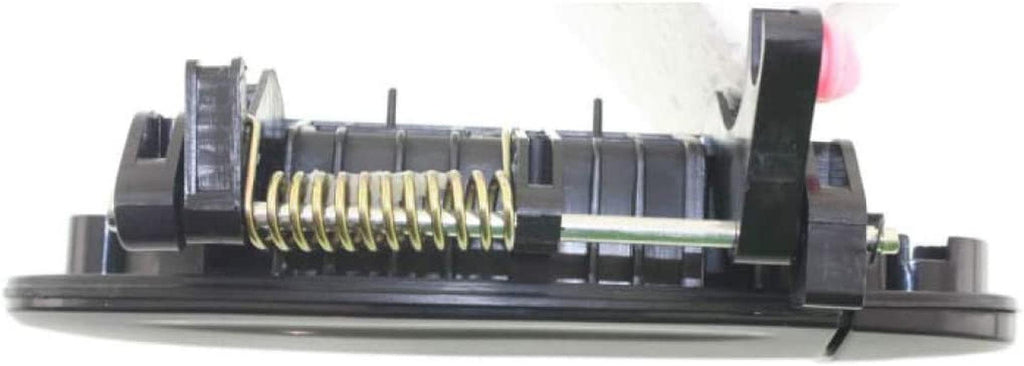 for Chevy Aveo5 Exterior Door Handle Front Driver Side Smooth Black 2009-2011 | with Key Hole | Trim: Base/Ls/Lt | GM1310173 | 96409548