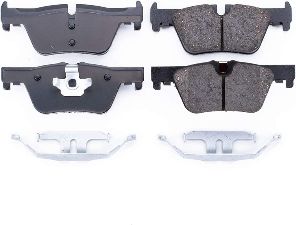17-1613, Z17 Rear Ceramic Brake Pads with Hardware