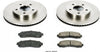 KOE1576 Autospecialty Front Replacement Brake Kit-Oe Brake Rotors & Ceramic Brake Pads