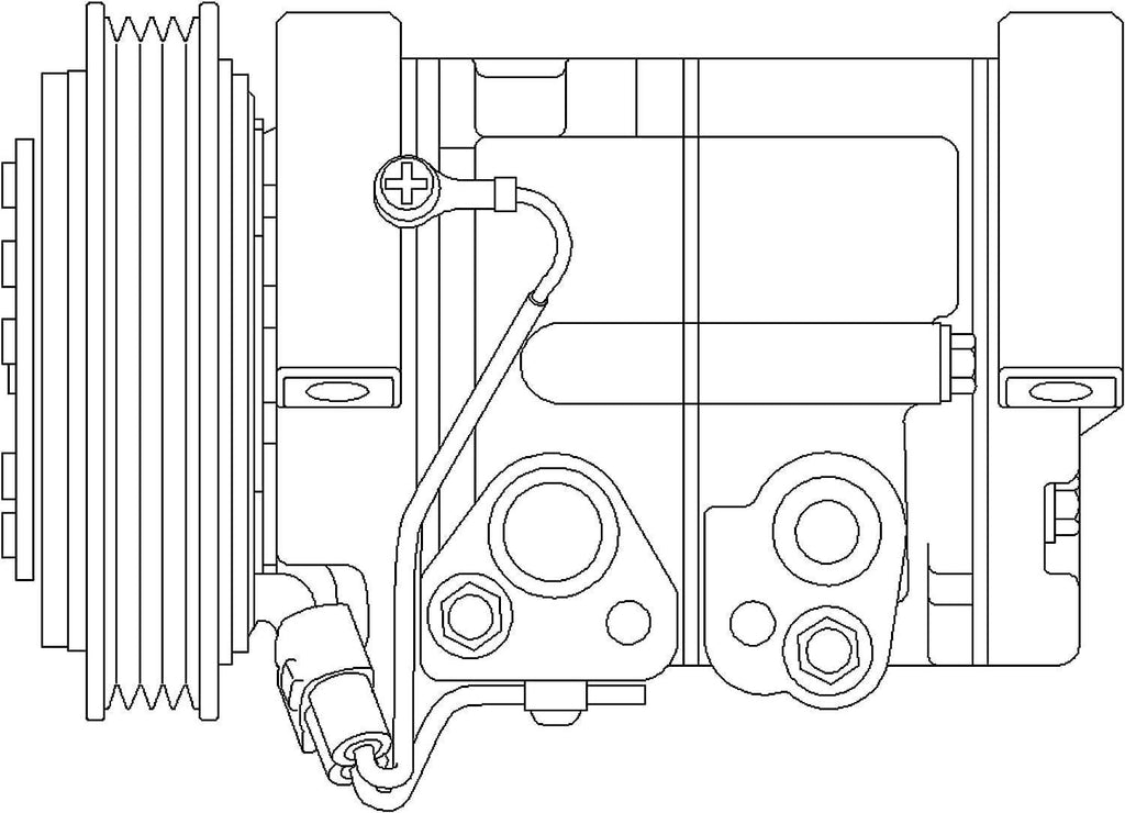 GM Genuine Parts 15-21512 Air Conditioning Compressor