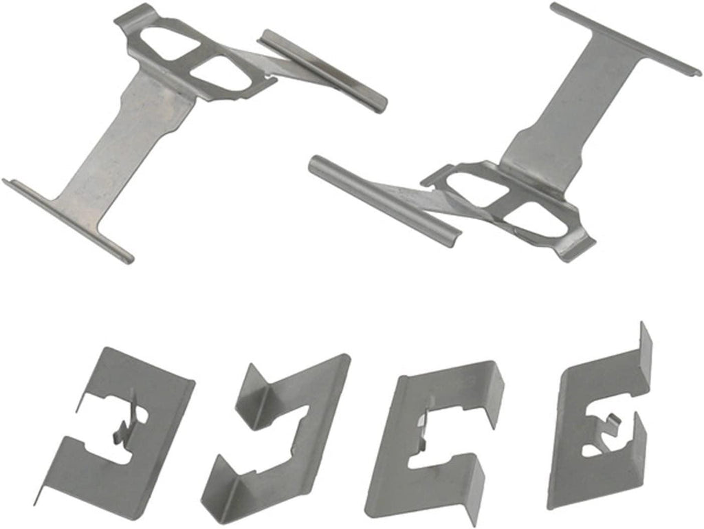 Gold 18K474X Rear Disc Brake Caliper Hardware Kit with Clips and Brackets