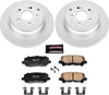 CRK4685 Coated Brake Rotor & Ceramic Brake Pads- Rear