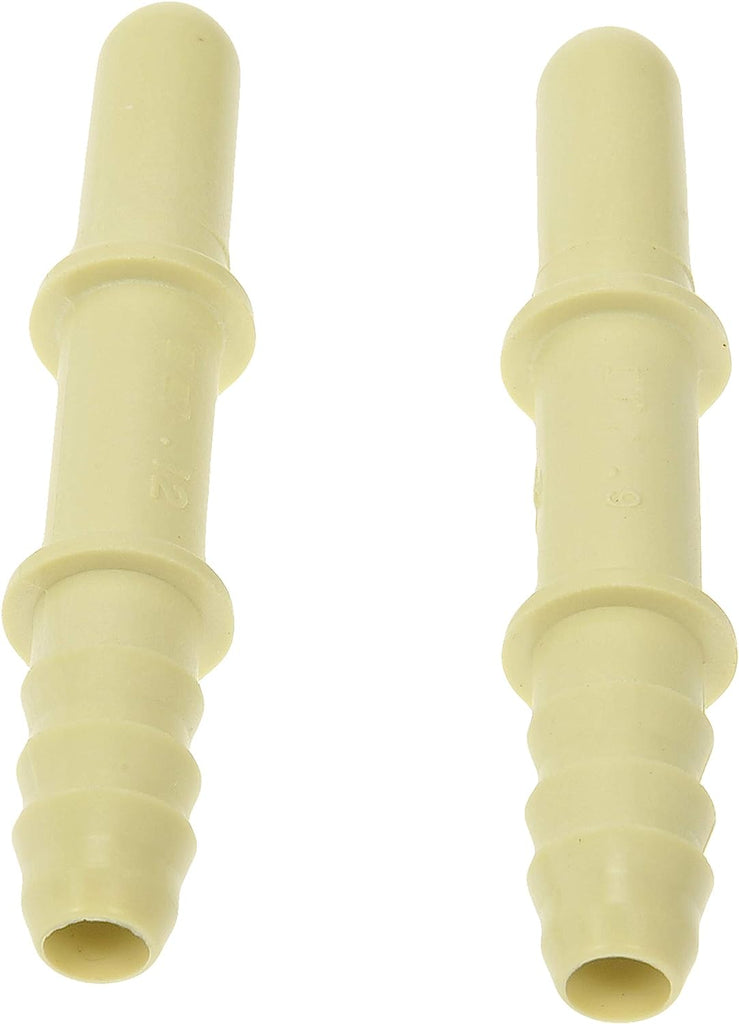 Dorman 800-580 5/16 In. Heater Hose Connector, Straight to 5/16 In. Barbed, 2 Pack