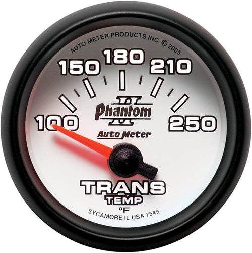 7549 Phantom II Electric Transmission Temperature Gauge, 2 1/16