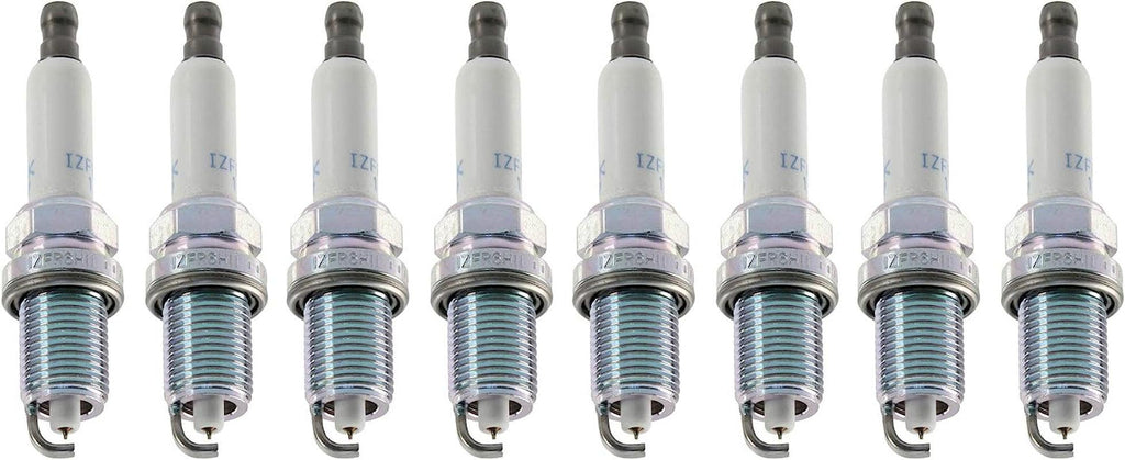 NGK Set of 8 Double Platinum Spark Plugs for BMW N62 Engine