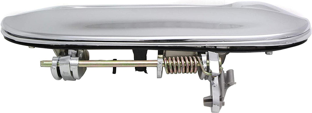 Front Exterior Door Handle Compatible with 2002-2009 Chevrolet Trailblazer/Gmc Envoy and 2002-2004 Oldsmobile Bravada All Chrome, Set of 2, Driver and Passenger Side