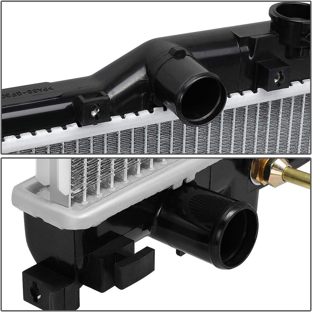 OEM-RA-2842 OE Style Bolt-On Aluminum Core Radiator Compatible with 06-12 Eclipse 2.4 3.8 AT, 29-9/16" W X 13-3/4" H X 13/16" D,1-3/8" Inlet / 1-3/8" Outlet