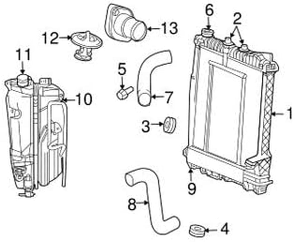 68048860AA Radiator Drain Plug Dodge Durango