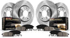 KOE1438 Autospecialty Front and Rear Replacement Brake Kit-Oe Brake Rotors & Ceramic Brake Pads