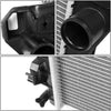 OEM-RA-2711 OE Style Aluminum Cooling Radiator Compatible with 03-09 Dodge Ram 2500 3500 5.9 6.7, 27" W X 29-7/16" H X 1-9/16" D, 2" Inlet / 2"Outlet