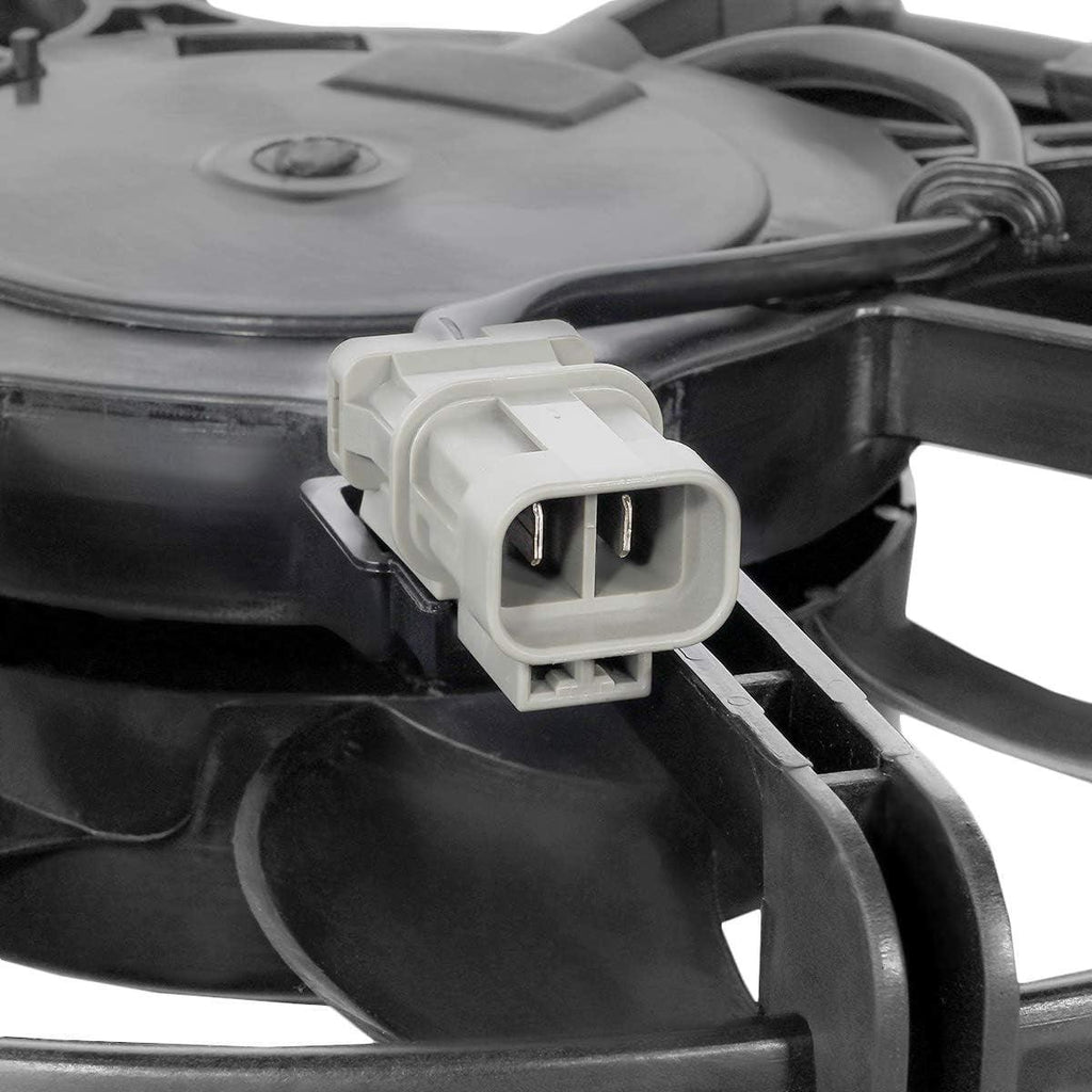 OEM-RF-0024 Factory Style Radiator Cooling Fan Assembly Cooling Efficiency Improved Direct Replacement [Compatible with 07-09 Santa Fe Left Position]