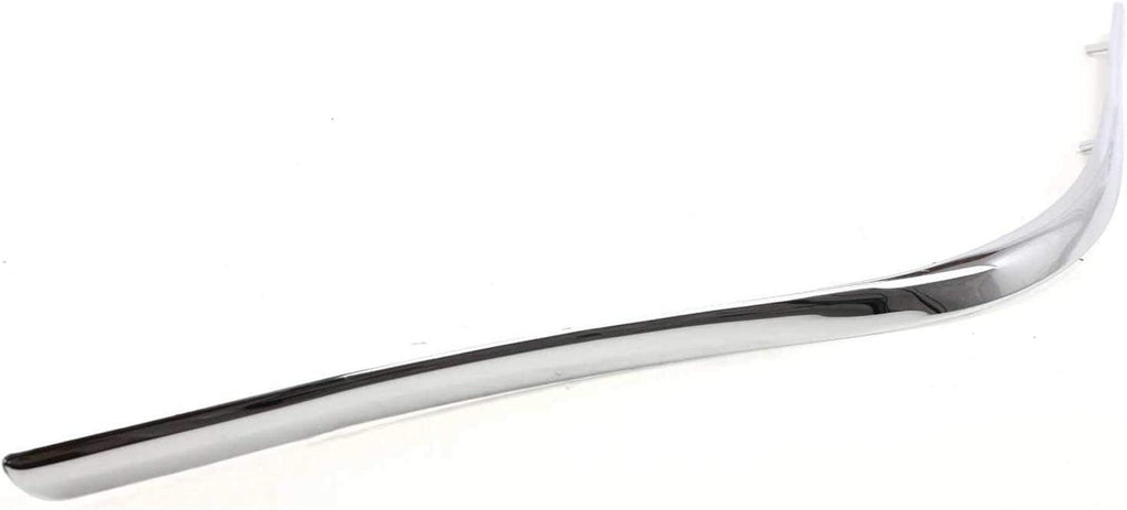 Evan-Fischer Bumper Trim Molding Compatible with Lincoln Lincoln Town Car 98-02 Front RH Chrome Plastic Right Side