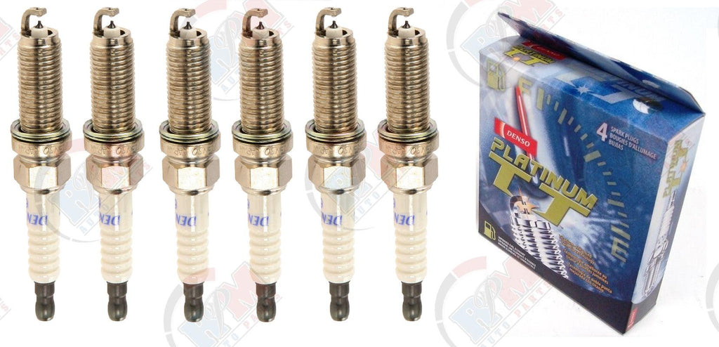 DENSO "PLATINUM" TT Spark Plugs (Set of 6) for 2002-2006 Nissan Altima 3.5L V6