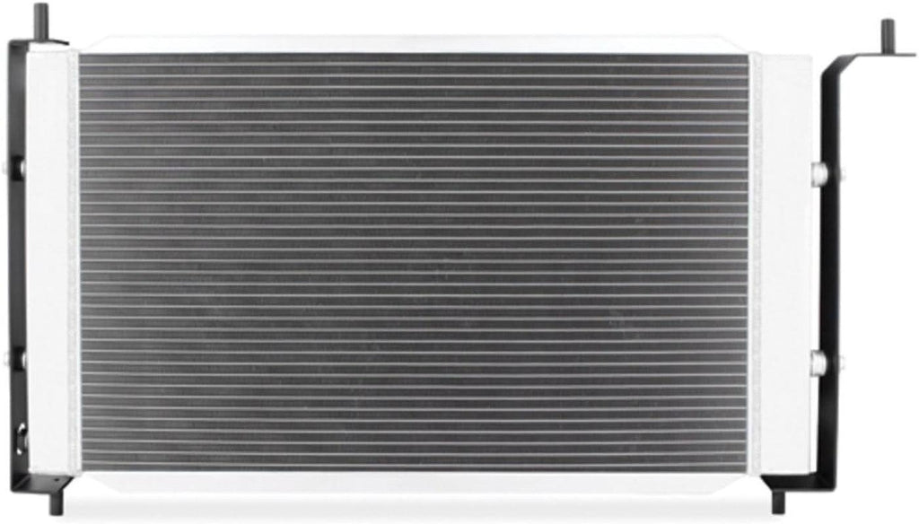 MMRAD-MUS-96B Bracketed Aluminum Radiator Compatible with Ford Mustang Manual 1996 Silver