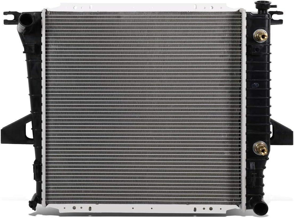 OEM-RA-2172 OE Style Aluminum Cooling Radiator Replacement Compatible with 98-01 Mazda B2500 / 98-01 Ranger 2.5L AT, 20" W X 21-1/8" H X 1" D, 1-1/2" Inlet, 1-1/2" Outlet