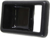 Door Handle Trim Set of 2 Compatible with 1984-1989 Toyota Pickup, 1984-1989 Toyota 4Runner, 1984-1989 Toyota Van Front or Rear, Driver and Passenger Side Sedan Black