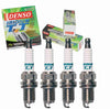 4 Pc DENSO Iridium TT Spark Plugs Compatible with Toyota Camry 2.2L 2.4L L4 1992-2011