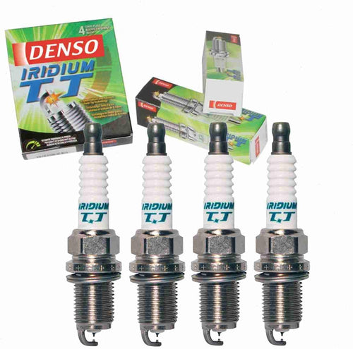 4 Pc DENSO Iridium TT Spark Plugs Compatible with Toyota Camry 2.2L 2.4L L4 1992-2011